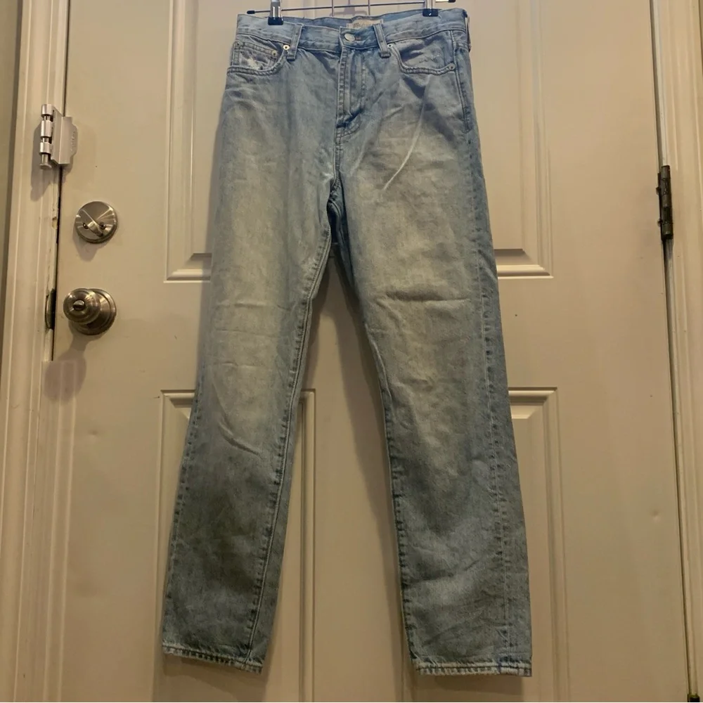 Madewell The Perfect Summer Jean Light Blue Wash Jeans Relaxed Fit 26 $115.00 - Picture 2 of 10